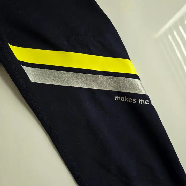 [BUNJANG] Xexymix Navy Yellow Point Leggings S / 젝시믹스 네이비 옐로우 포인트 레깅스 S