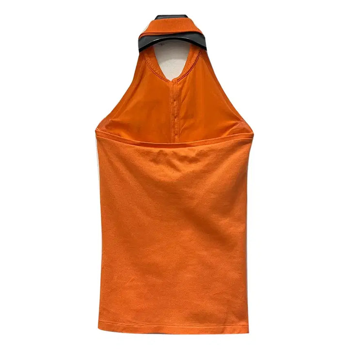 [BUNJANG] Polo Ralph Lauren Orange Halterneck Top (S) / 폴로 랄프로렌 오렌지 홀터넥 탑 나시 S