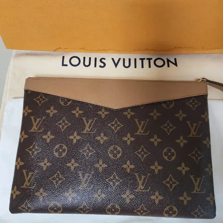 [BUNJANG] Louis Vuitton Monogram Clutch Bag / 루이비통 모노그램 클러치백 정품