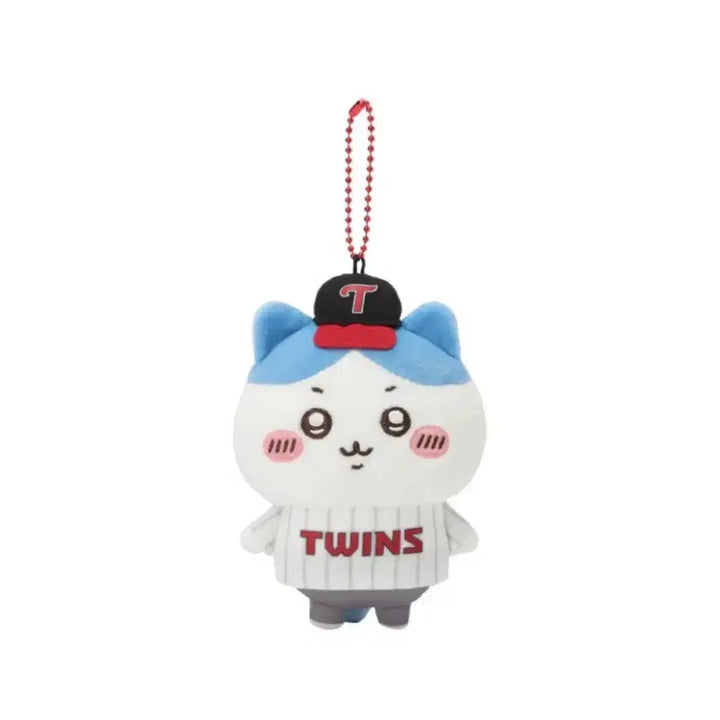 [BUNJANG] LG Twins Chiikawa Hachiware Mascot Keyring / 엘지 트윈스 먼작귀 치이카와 마스코트 키링 인형 하치와레 가르마