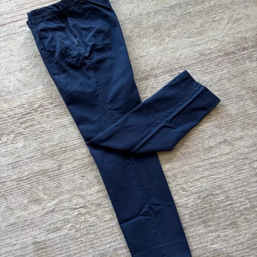 [BUNJANG] Rubinacci Napoli Marine Blue Cotton Trousers / 루비나찌 나폴리 마린 블루 코튼 팬츠 italy made