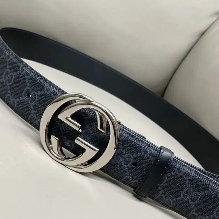[BUNJANG] Gucci Black Belt / 구찌 패션 벨트 블랙