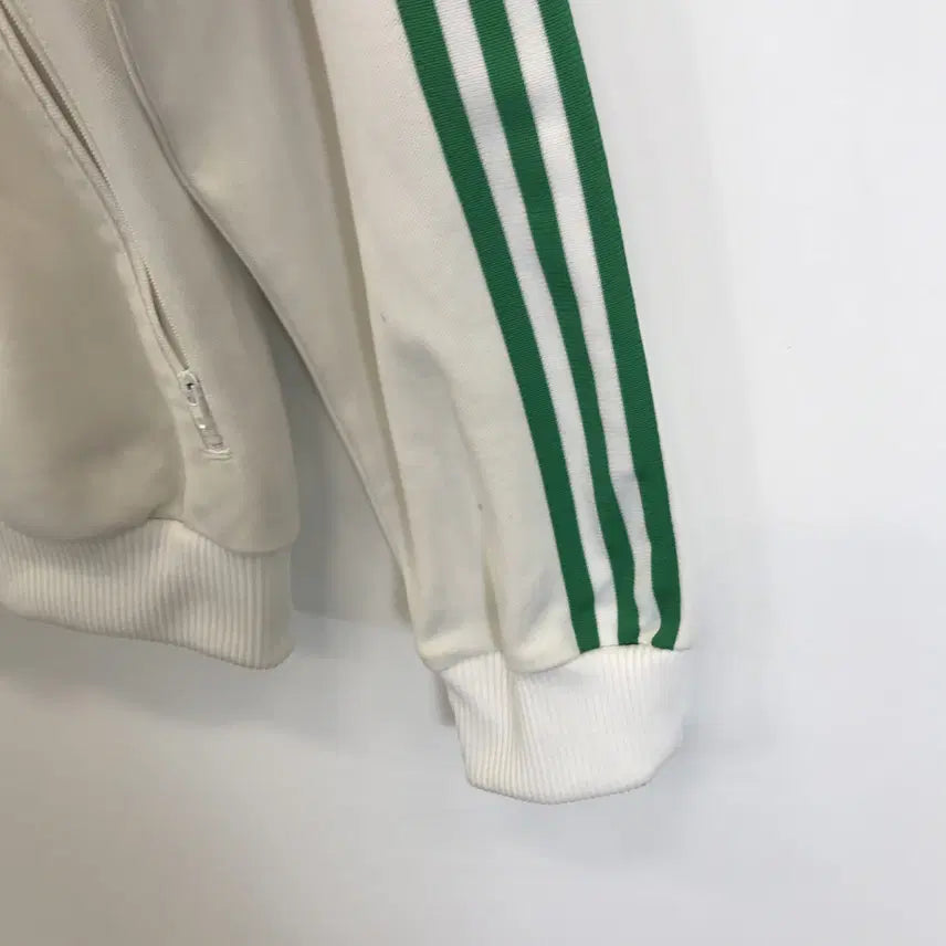 [BUNJANG] Adidas Beckenbauer Tiptap Jersey White Green / 아디다스 베켄바우어 TIPTAP 져지 화이트그린 [M]