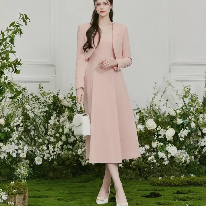 [BUNJANG] Grace Yu Mariel Jacket Dress Set / 그레이스유 메리엘 자켓 원피스 세트