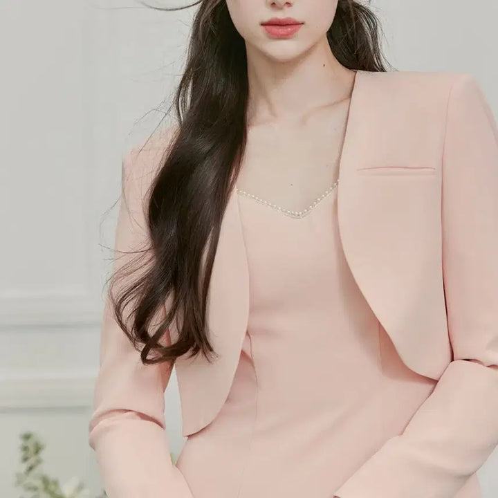[BUNJANG] Grace Yu Mariel Jacket Dress Set / 그레이스유 메리엘 자켓 원피스 세트