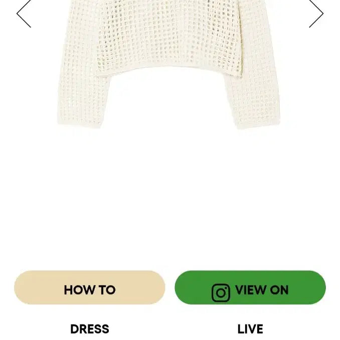 [BUNJANG] Number Project Crochet Knit Top / 넘버프로젝트 크로셰 니트