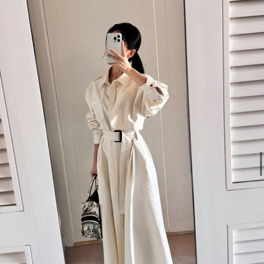 [BUNJANG] Lightme Trench Dress / Lightme 라이트미 트렌치 원피스