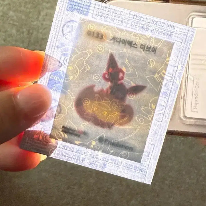 [BUNJANG] Pokemon Season 5 Gigantamax Eevee Sticker [Sealed] / 포켓몬 시즌5 띠부씰 30주년 거다이맥스이브이 [미개봉]
