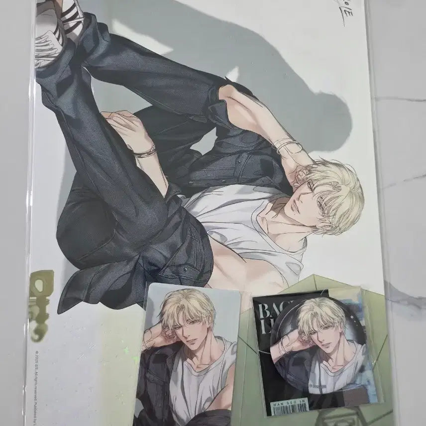 [BUNJANG] Baeklight Han Seo-in Magazine Poster, Can Badge Bundle Set / 백라이트 한서인 매거진 포스터 캔뱃지 일괄
