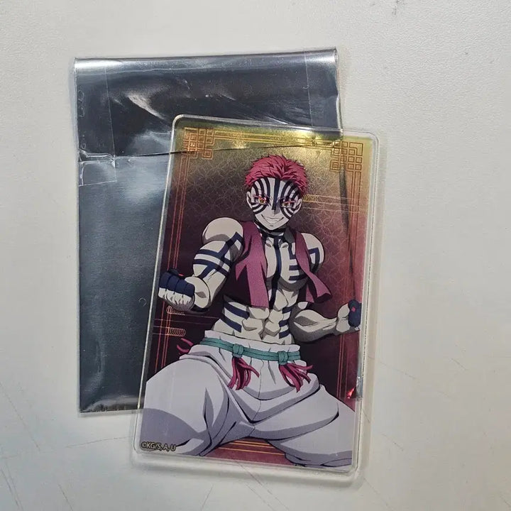 [BUNJANG] Demon Slayer Akaza Acrylic Card / 귀멸의칼날 아카자 아크릴 카드 귀칼  굿즈