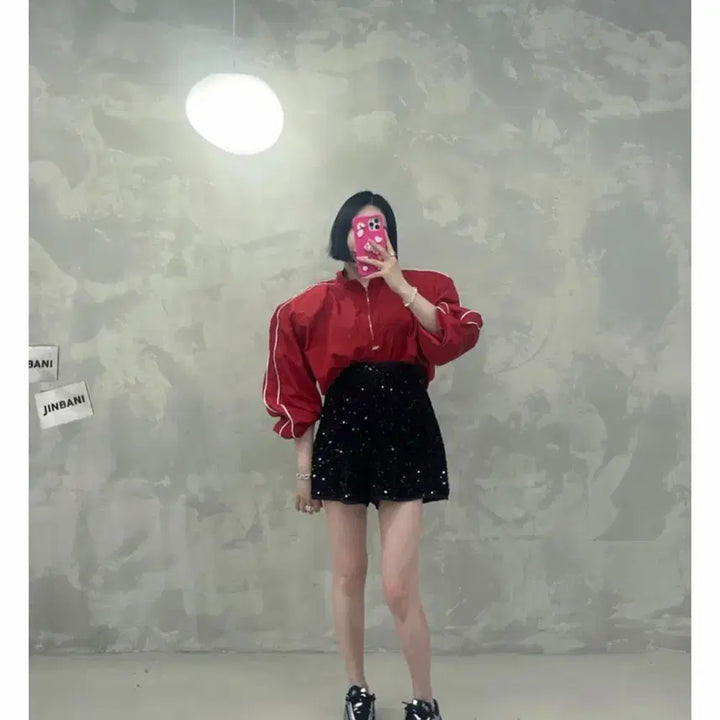[SOLD OUT] 진바니 제작 스팽글 반바지