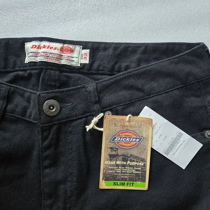 [BUNJANG] Dickies Slim Fit Black Jeans 32 / 택정가59,000원 디키즈 32 Dickies 슬림핏 블랙 청바지 블랙진