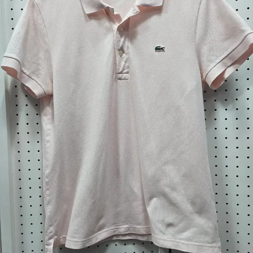 [BUNJANG] Lacoste PK Short Sleeve Polo Shirt Pink Size 4 / (1447)라코스테 PK 반팔 카라티 핑크4