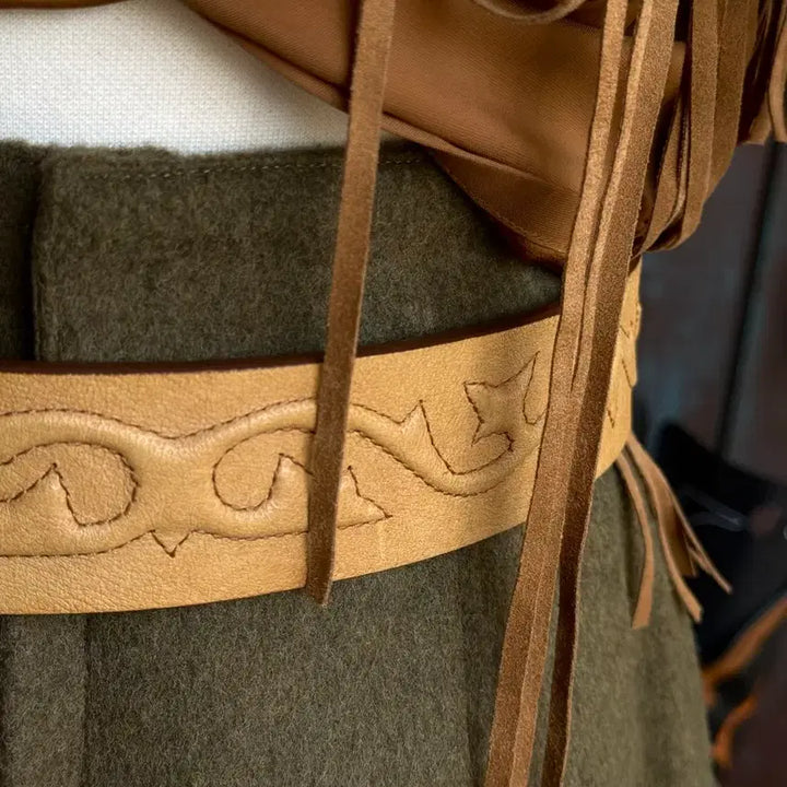 [BUNJANG] Polo Ralph Lauren Western Leather Belt / 00-10s 폴로 랄프로렌 레더 웨스턴 벨트 S