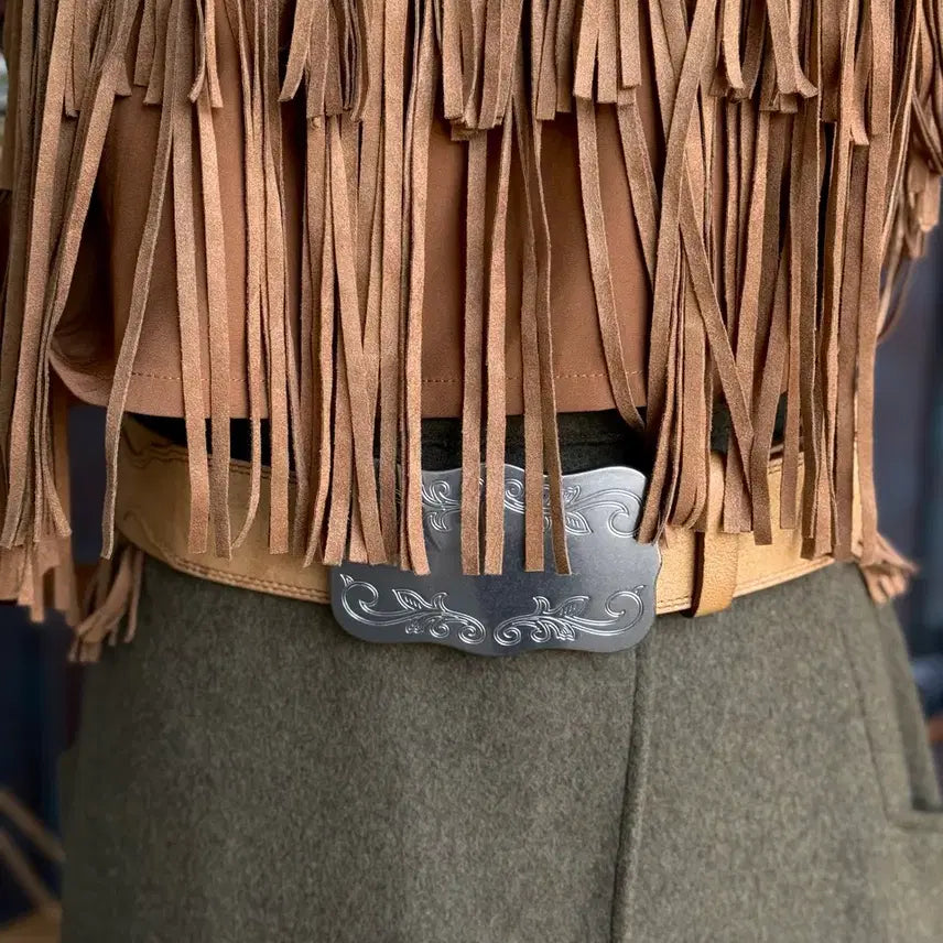 [BUNJANG] Polo Ralph Lauren Western Leather Belt / 00-10s 폴로 랄프로렌 레더 웨스턴 벨트 S