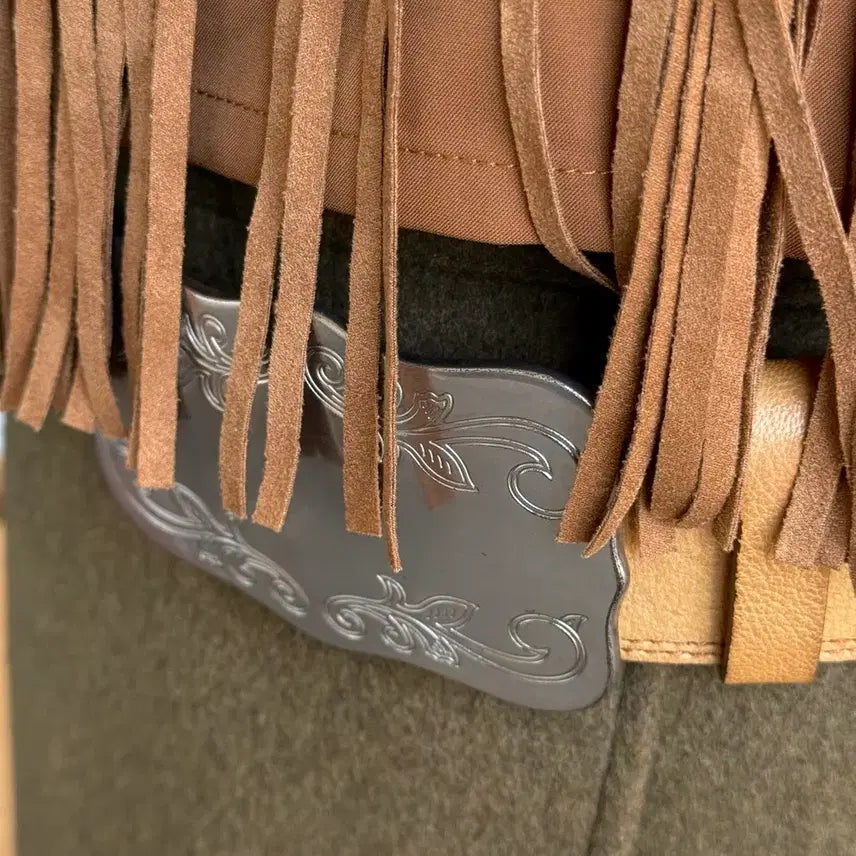 [BUNJANG] Polo Ralph Lauren Western Leather Belt / 00-10s 폴로 랄프로렌 레더 웨스턴 벨트 S