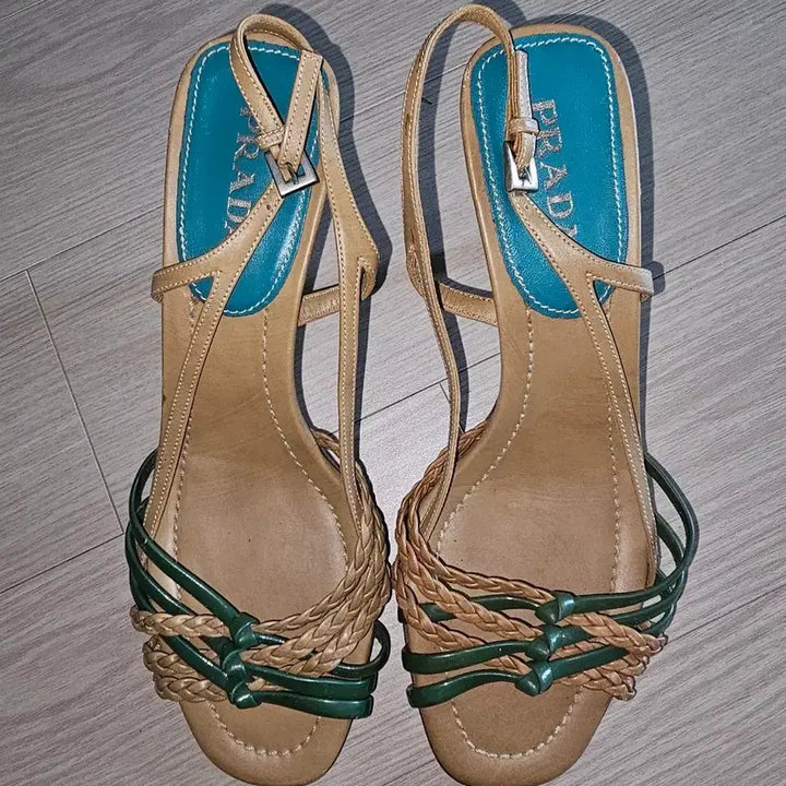 [BUNJANG] Prada Woven Strap Sandals / 프라다 우븐 스트랩 샌들