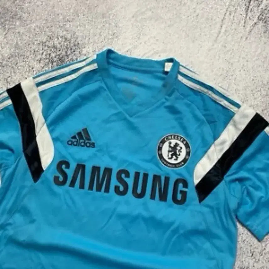 [BUNJANG] Adidas Chelsea Samsung 14-15 Short Sleeve Jersey L / 아디다스 첼시 삼성 14-15 유니폼 반팔 L