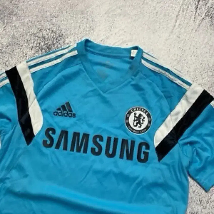 [BUNJANG] Adidas Chelsea Samsung 14-15 Short Sleeve Jersey L / 아디다스 첼시 삼성 14-15 유니폼 반팔 L