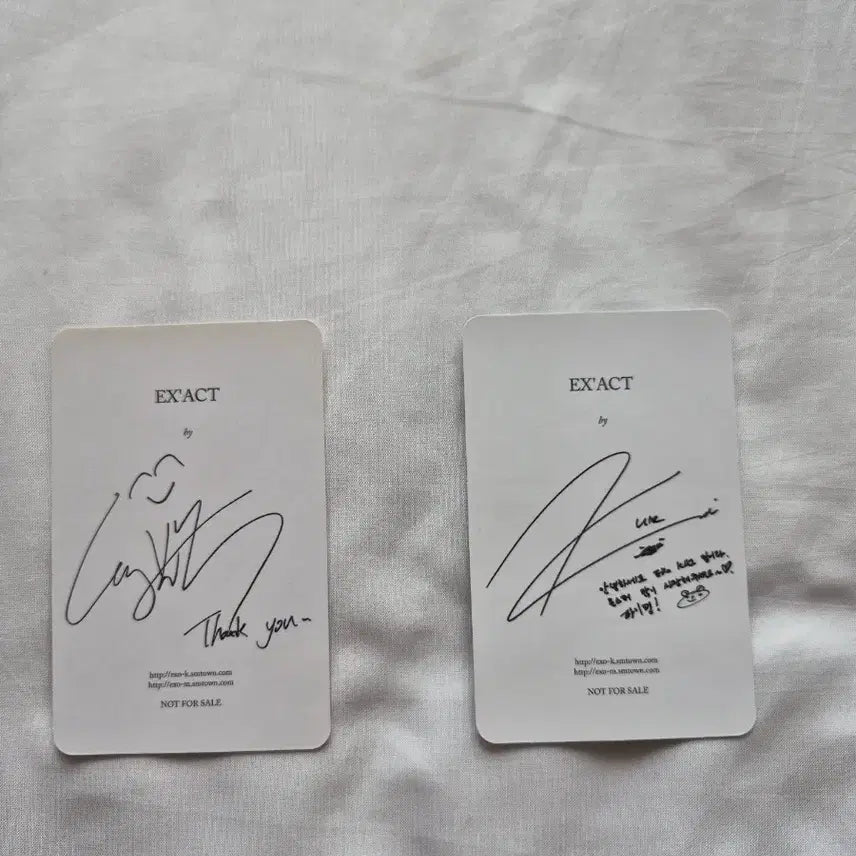 [SOLD OUT] 엑소 레이 (LAY) 및  KAI 포토카드 2장 세트