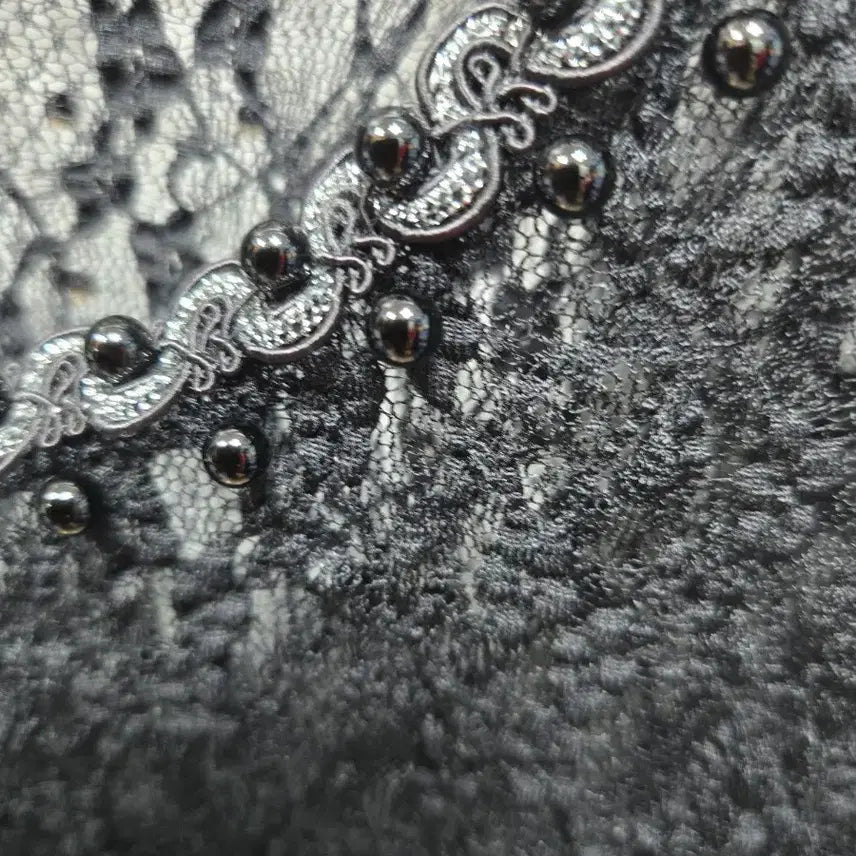 [BUNJANG] EGOIST Black Lace Blouse / (1446)EGOIST 에고이스트 블랙 레이스 블라우스