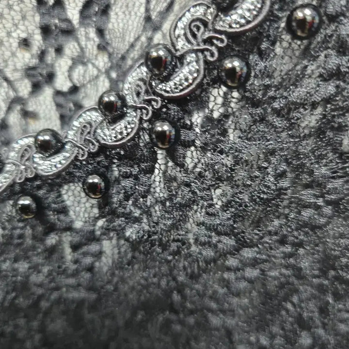 [BUNJANG] EGOIST Black Lace Blouse / (1446)EGOIST 에고이스트 블랙 레이스 블라우스