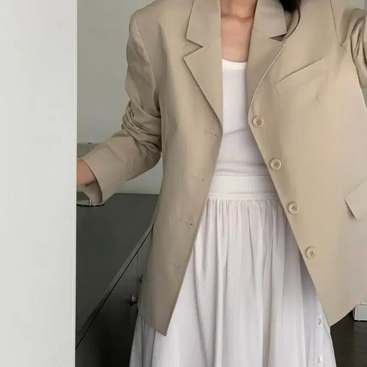 [BUNJANG] Our Ivory Jacket / 아워 자켓 (아이보리)
