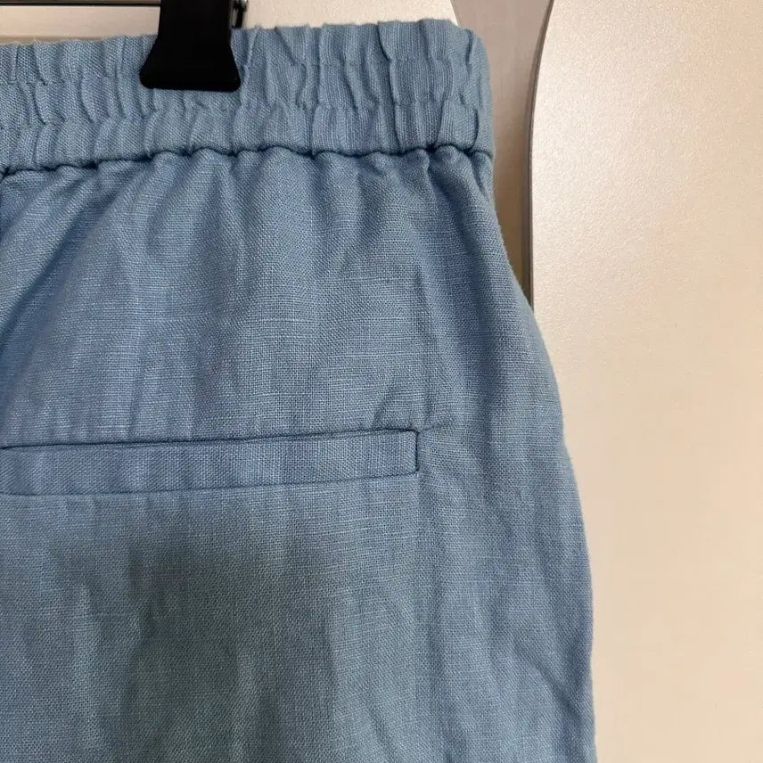 [BUNJANG] COS Linen 100% Shorts Blue M Unisex / 코스 린넨 100% 반바지 블루 M 남녀공용 컨디션 좋아요