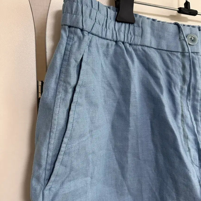 [BUNJANG] COS Linen 100% Shorts Blue M Unisex / 코스 린넨 100% 반바지 블루 M 남녀공용 컨디션 좋아요