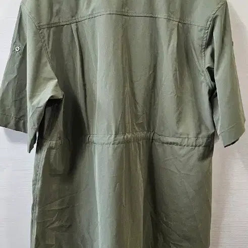 [BUNJANG] NEPA Eisenberg Khaki Short Sleeve Shirt / 네파 아이젠버그 카키색 스트링 반팔 셔츠
