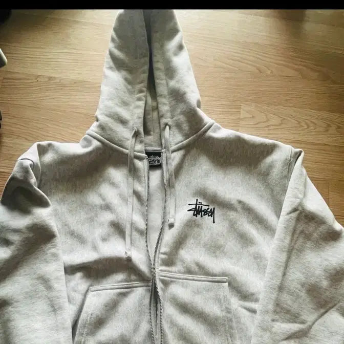 [BUNJANG] Stussy Basic Hoodie Gray S / 스투시 베이직 후드집업 그레이 s