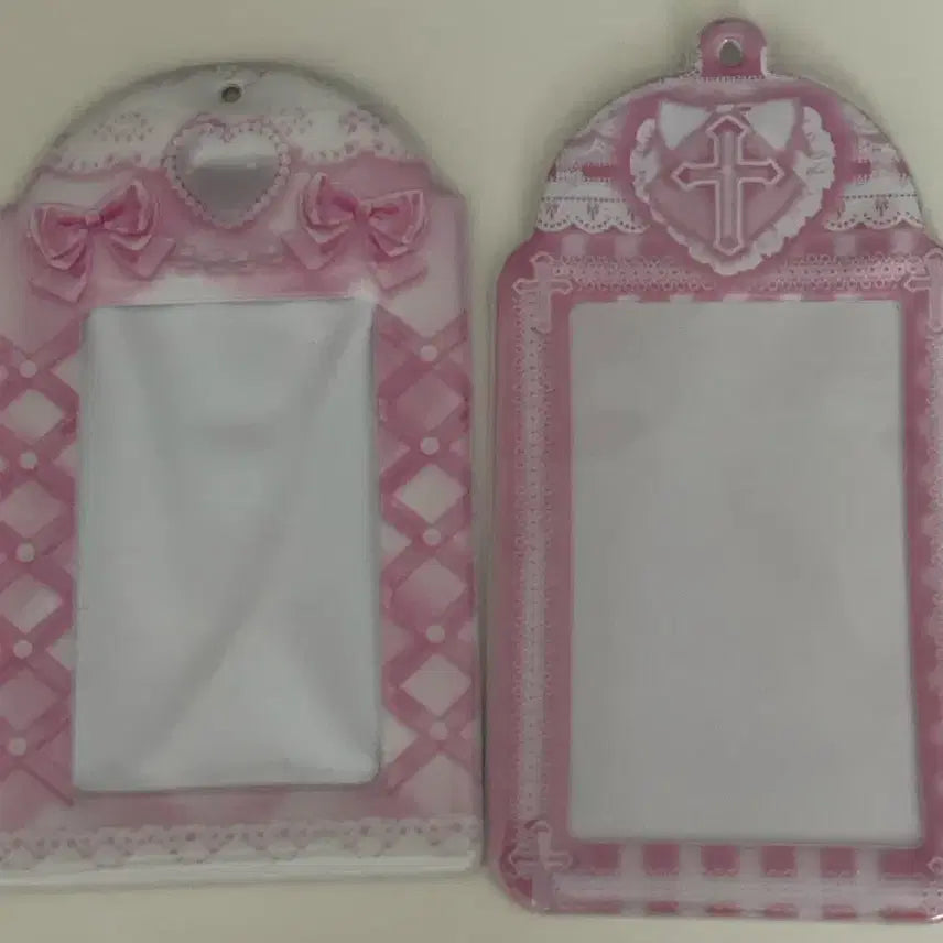 [BUNJANG] Pink Chrome Hearts Style Photocard Holder / 포카홀더 핑크 크롬하츠 st 공주 일괄