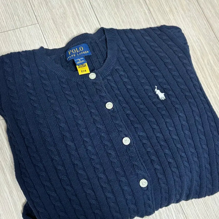 [BUNJANG] Polo Ralph Lauren Kids Knit Cardigan / 폴로 랄프로렌 니트 가디건 키즈 L (성인여자 xs~s 44)