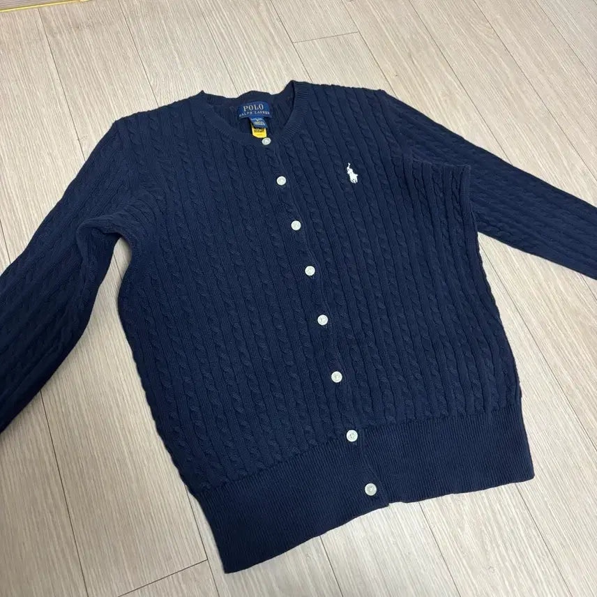[BUNJANG] Polo Ralph Lauren Kids Knit Cardigan / 폴로 랄프로렌 니트 가디건 키즈 L (성인여자 xs~s 44)