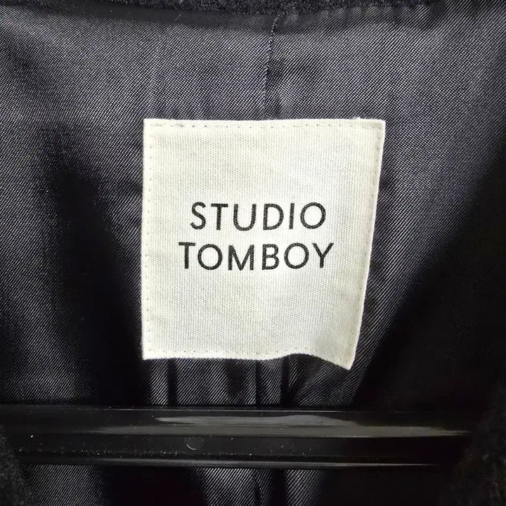 [BUNJANG] Studio Tomboy Black Cashmere Coat / 스튜디오 톰보이 블랙 캐시미어 코트 (1967)