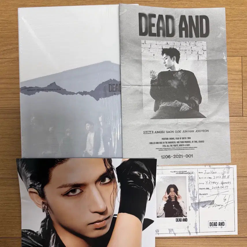 [BUNJANG] Xdinary Heroes Deadend Unsealed Album (Gunil, Junhan) / 엑스디너리히어로즈 엑디즈 데드앤드 개봉 앨범 판매 (건일, 준한)