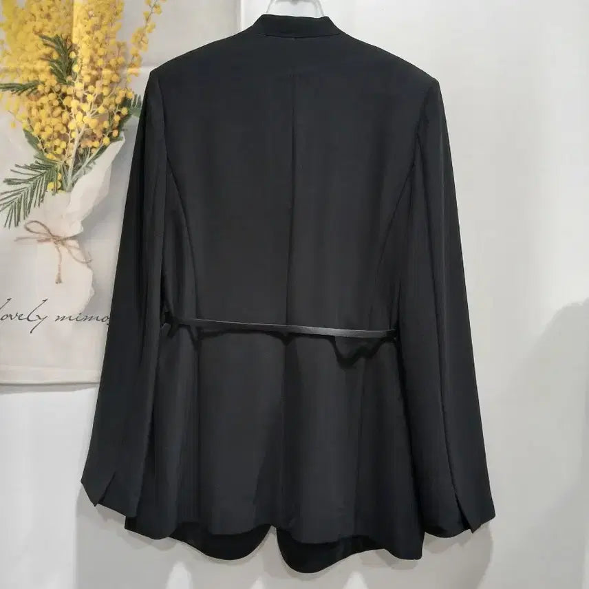 [BUNJANG] Valencia Italian Fabric Collarless Jacket / 발렌시아. (이태리원단)노카라 자켓 55.사용감없음