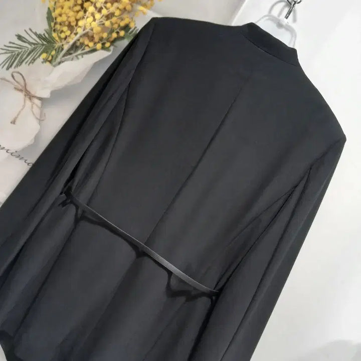 [BUNJANG] Valencia Italian Fabric Collarless Jacket / 발렌시아. (이태리원단)노카라 자켓 55.사용감없음