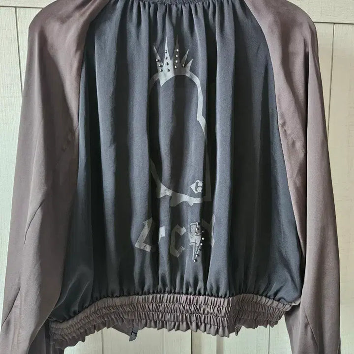 [BUNJANG] Lucky Chouette Brown Shantung Jumper / 럭키슈에뜨 점퍼