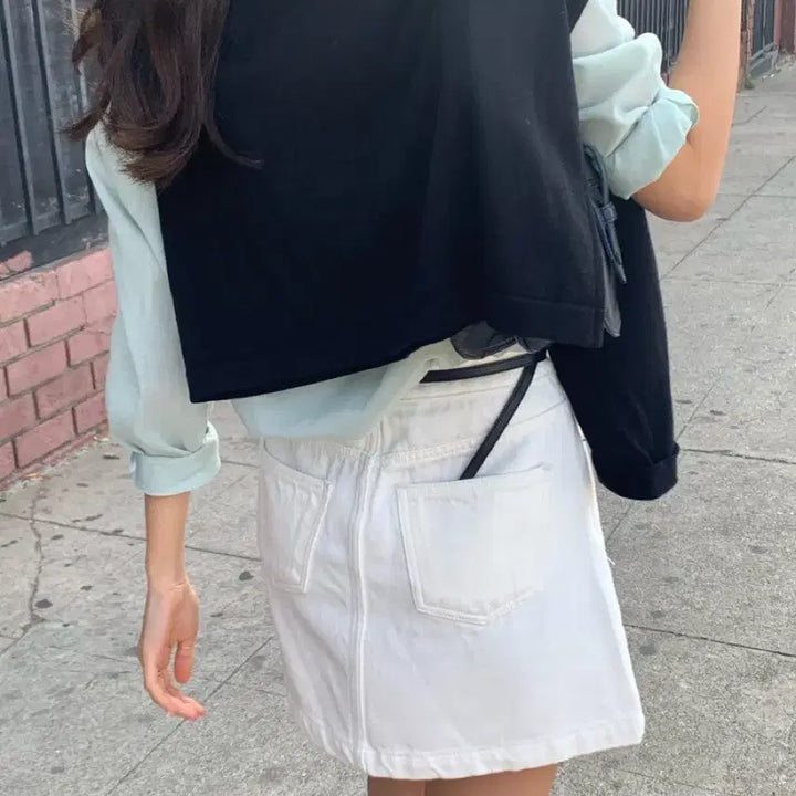 [BUNJANG] 코드유 타낫 코튼 미니 스커트 M 새상품 / 코드유 타낫 코튼 미니 스커트 M 새상품