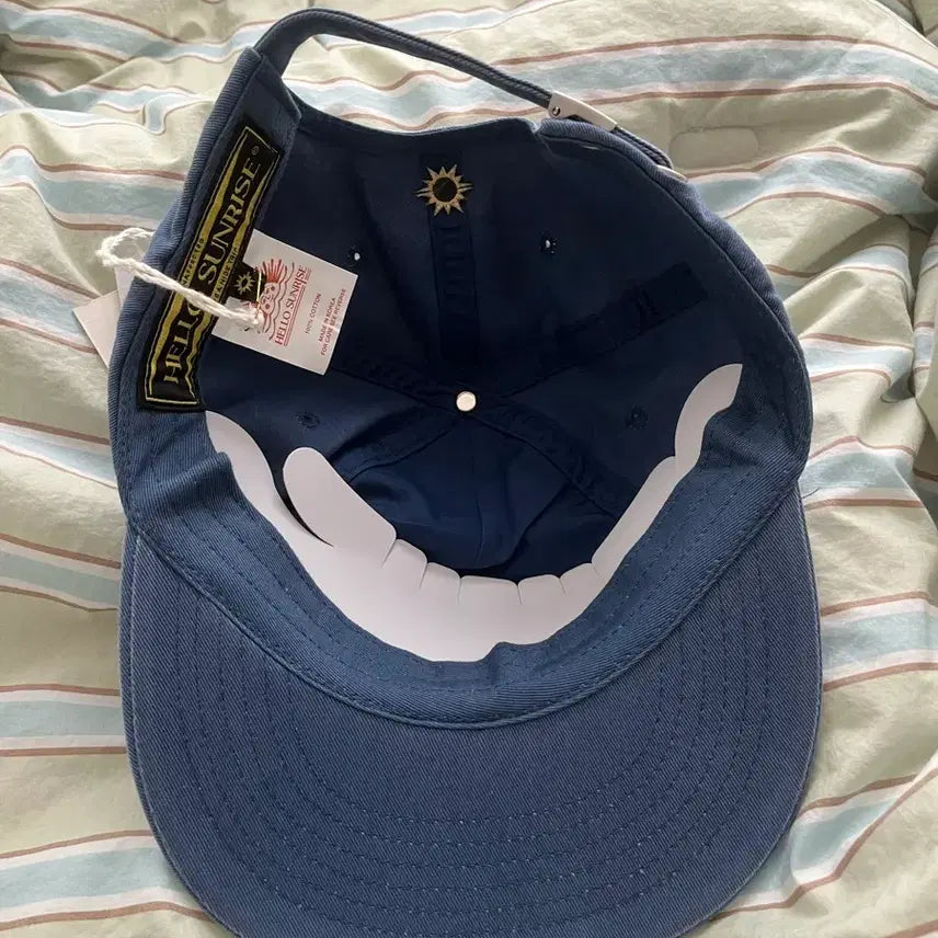 [BUNJANG] Hello Sunrise x Unaffected Ocean Blue Cap / 새제품)헬로선라이즈 X 언어펙티드 콜라보 캡모자 오션블루 컬러