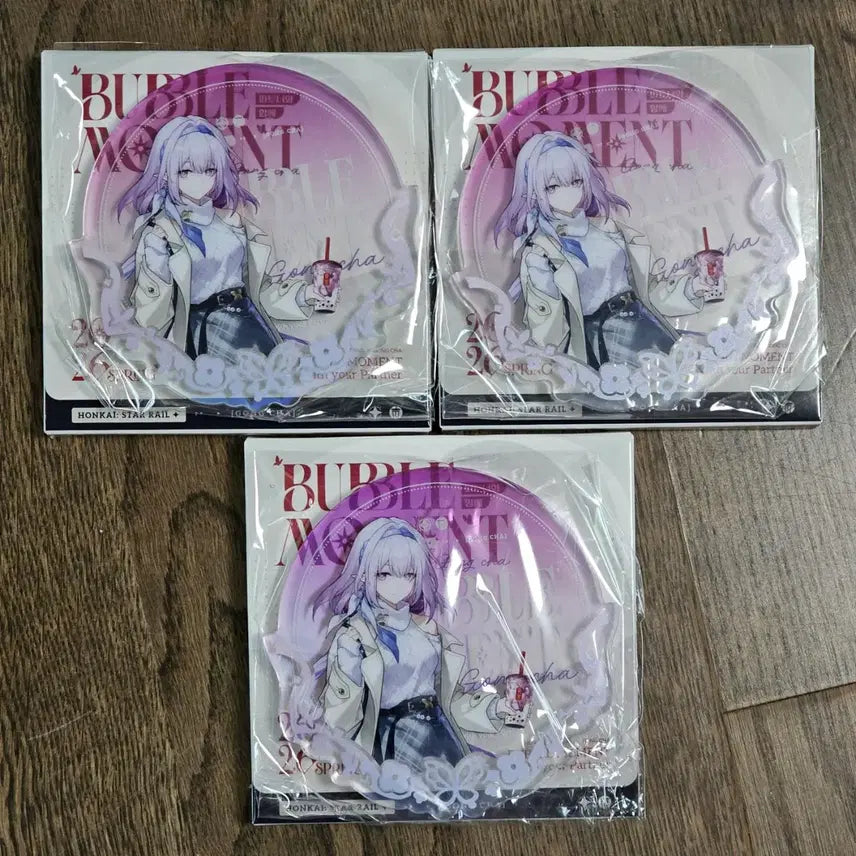 [SOLD OUT] 붕괴 스타레일 공차 콜라보 카스토리스 아크릴 코스터