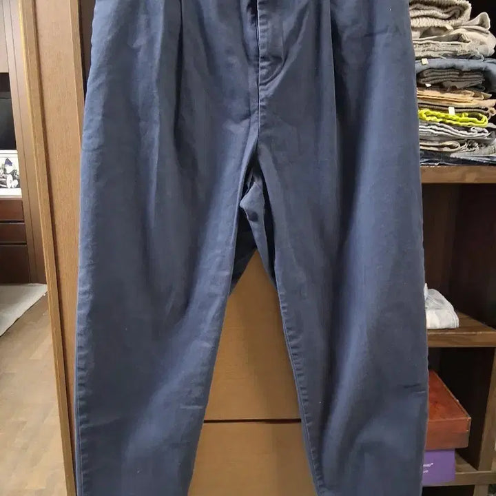[BUNJANG] Uniqlo Navy Casual Pants (S) / 유니클로 네이비  면바지 캐주얼 팬츠(S)