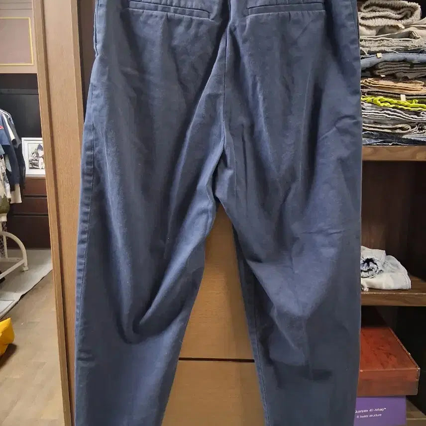 [BUNJANG] Uniqlo Navy Casual Pants (S) / 유니클로 네이비  면바지 캐주얼 팬츠(S)