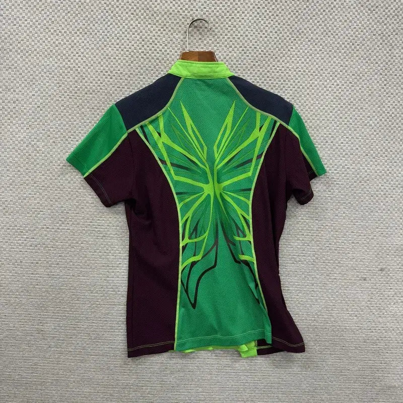 [BUNJANG] Kolon Sport Outdoor Functional Half-Zip T-Shirt 95 / 코오롱스포츠 아웃도어 기능성 반집업 반팔티 95 A09931