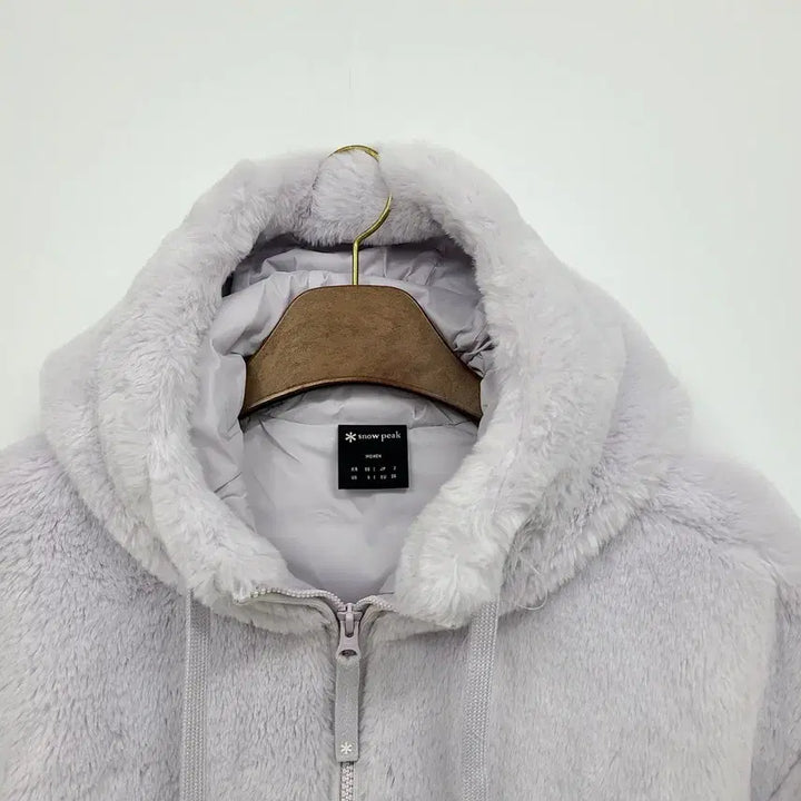 [BUNJANG] Snow Peak Boa Fleece Hooded Zip-Up Jacket Purple / 스노우피크 보아털 후드 집업 자켓 퍼플/90/앨리스/1077