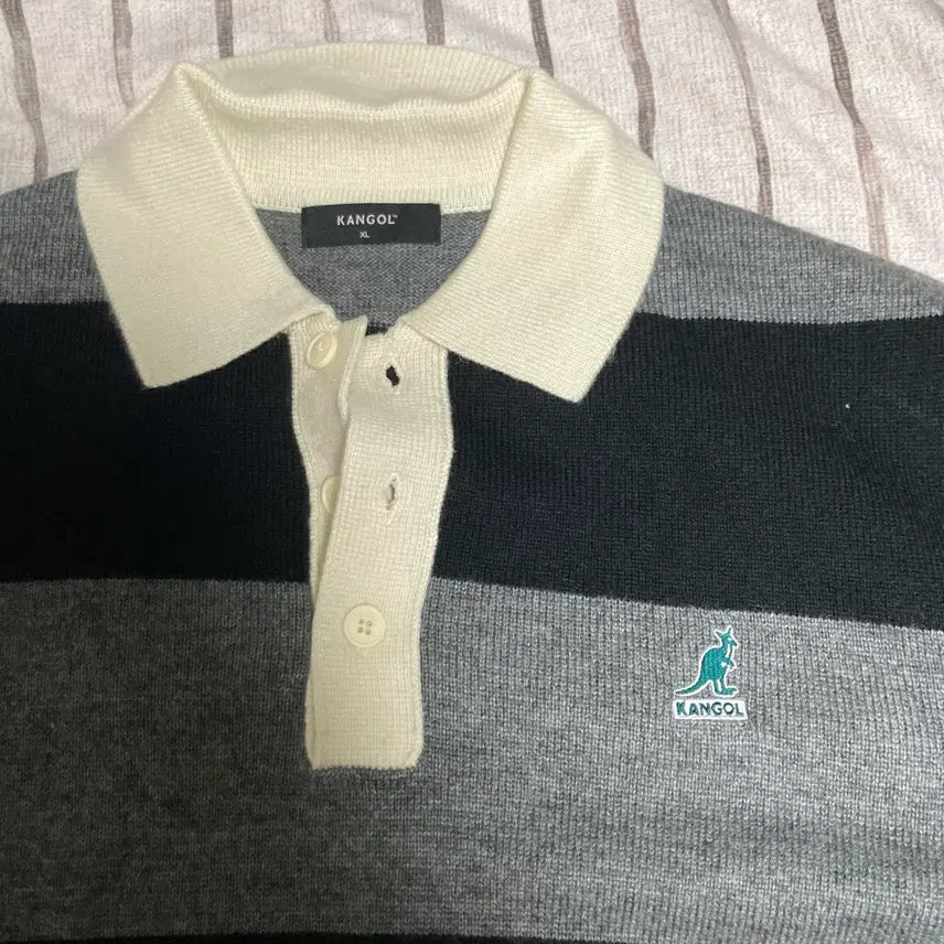 [BUNJANG] Kangol Rugby Shirt XL / 캉골 럭비티 XL