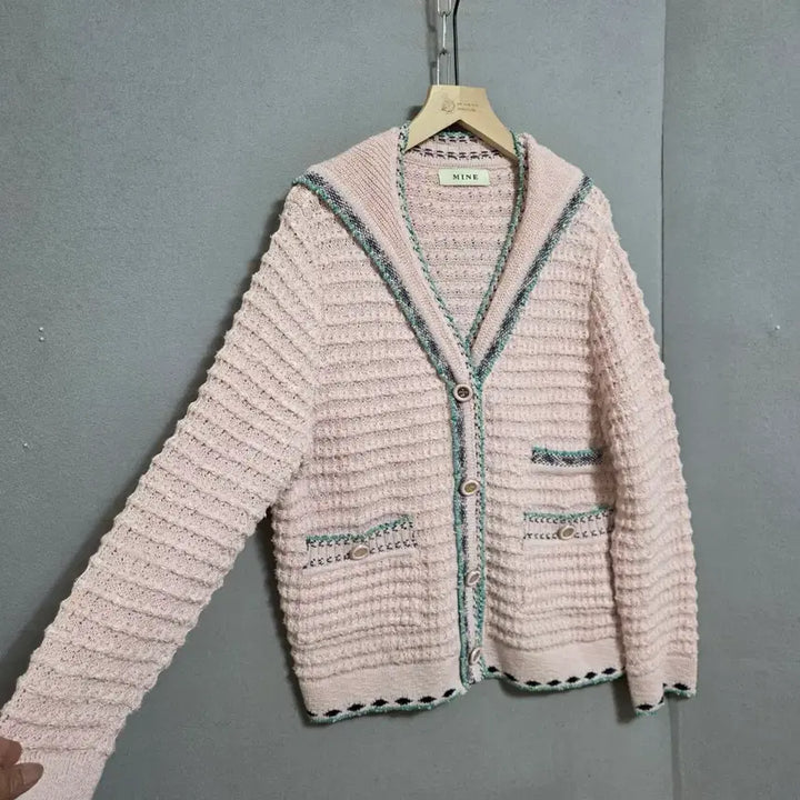 [BUNJANG] 마인 여성스런 트위드느낌 가디건 F90  n4355 / 마인 여성스런 트위드느낌 가디건 F90  n4355