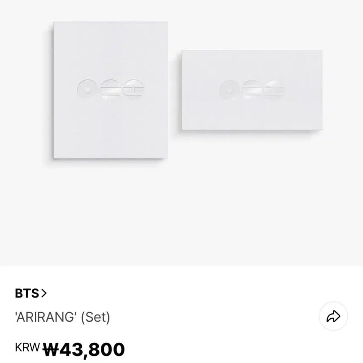 [BUNJANG] BTS Arirang Album Set (Sealed) / 방탄소년단 아리랑 미개봉 앨범 세트 BTS ARIRANG