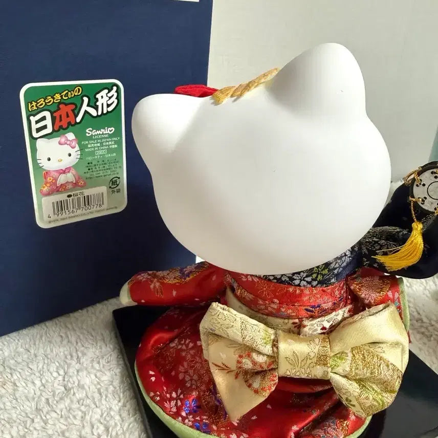 [BUNJANG] Vintage Hello Kitty Kimono Porcelain Figurine / 고전키티 기모노 도자기 피규어